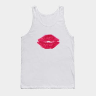 Lipstick lips Tank Top